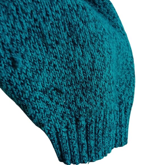 Vintage Women's Sweater Venezia Sportswear Pullover Green Knit OSFA One Size 90s - Picture 7 of 7